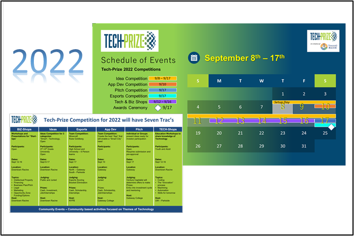 Tech-Prize Schedule of Events