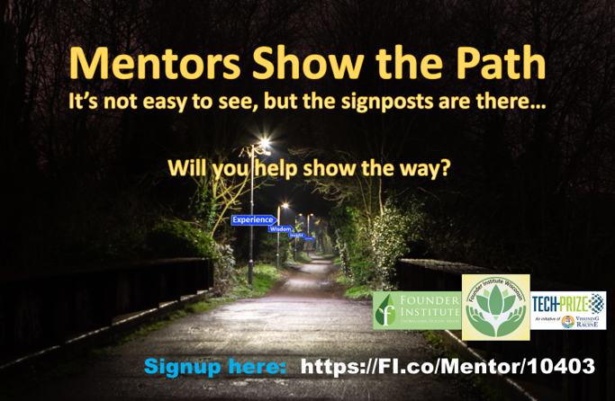 Share Your Experience, Be A Mentor, Help the Community