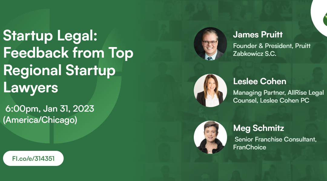 Startup Legal: Feedback from Top Regional Startup Lawyers (Online)